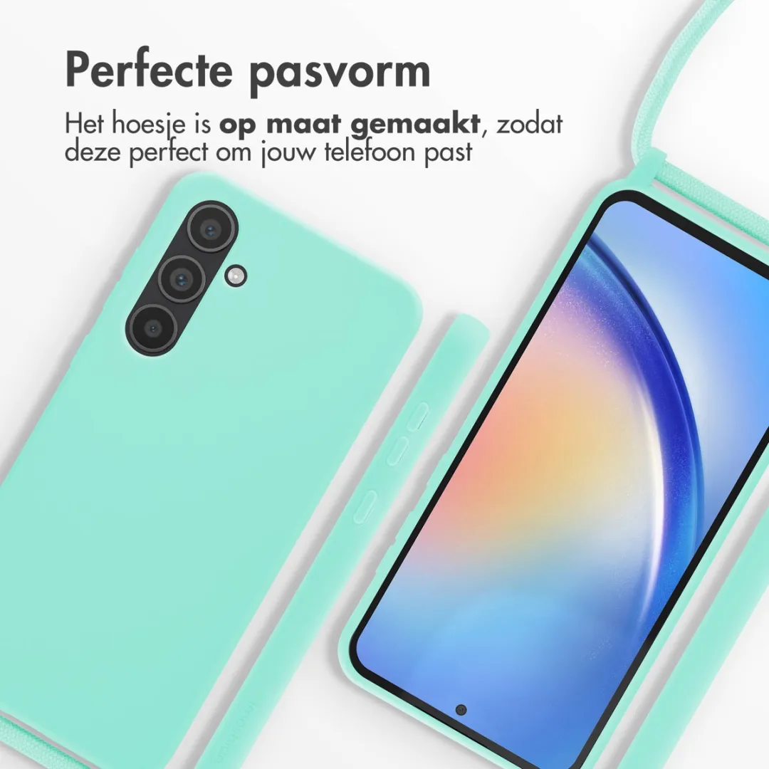 Imoshion Siliconen Hoesje Samsung Galaxy A35 - Mintgroen