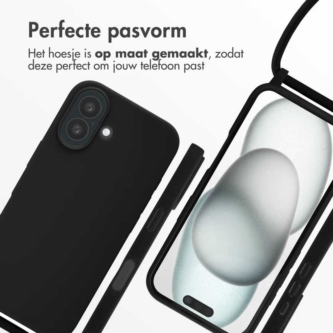 Imoshion iPhone 16 Siliconen Hoesje - Zwart - afbeelding 6 van 6