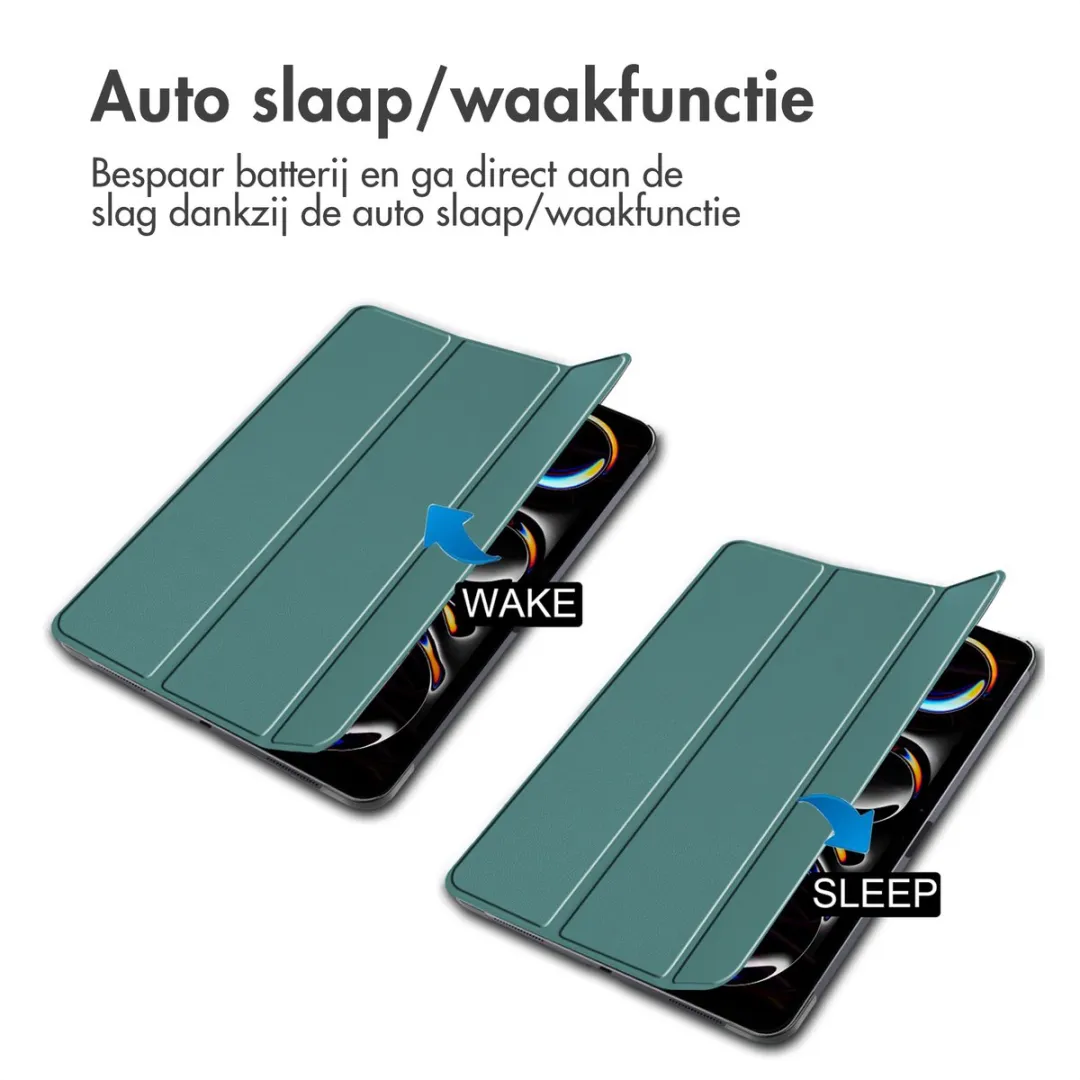 Imoshion SH00074564 Tablethoes - Trifold Bookcase - 13" iPad Pro - Donkergroen