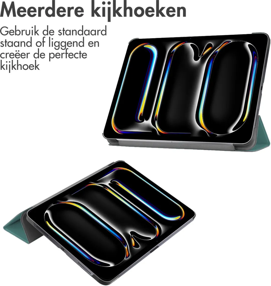 Imoshion SH00074564 Tablethoes - Trifold Bookcase - 13" iPad Pro - Donkergroen