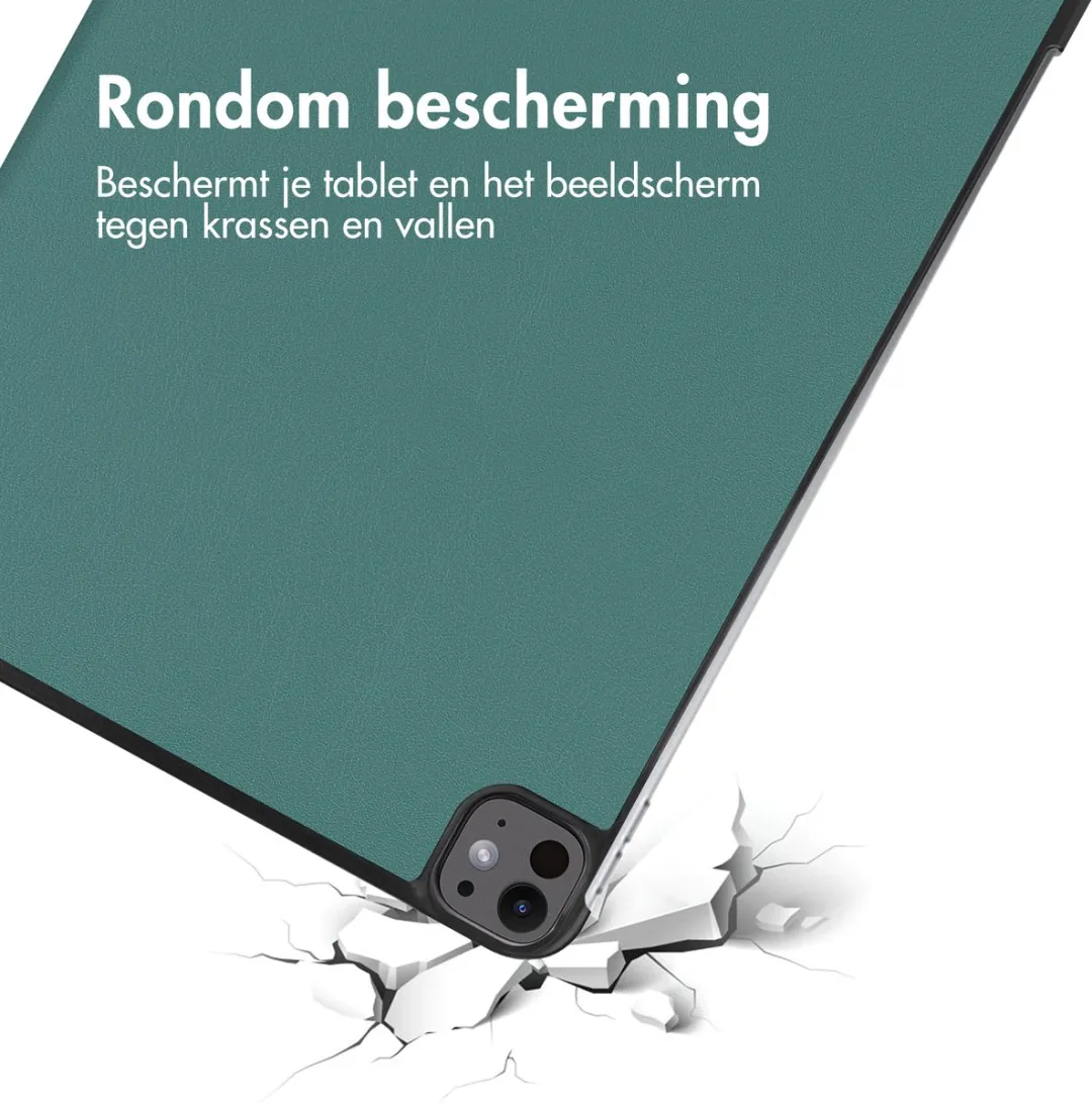 Imoshion SH00074564 Tablethoes - Trifold Bookcase - 13" iPad Pro - Donkergroen