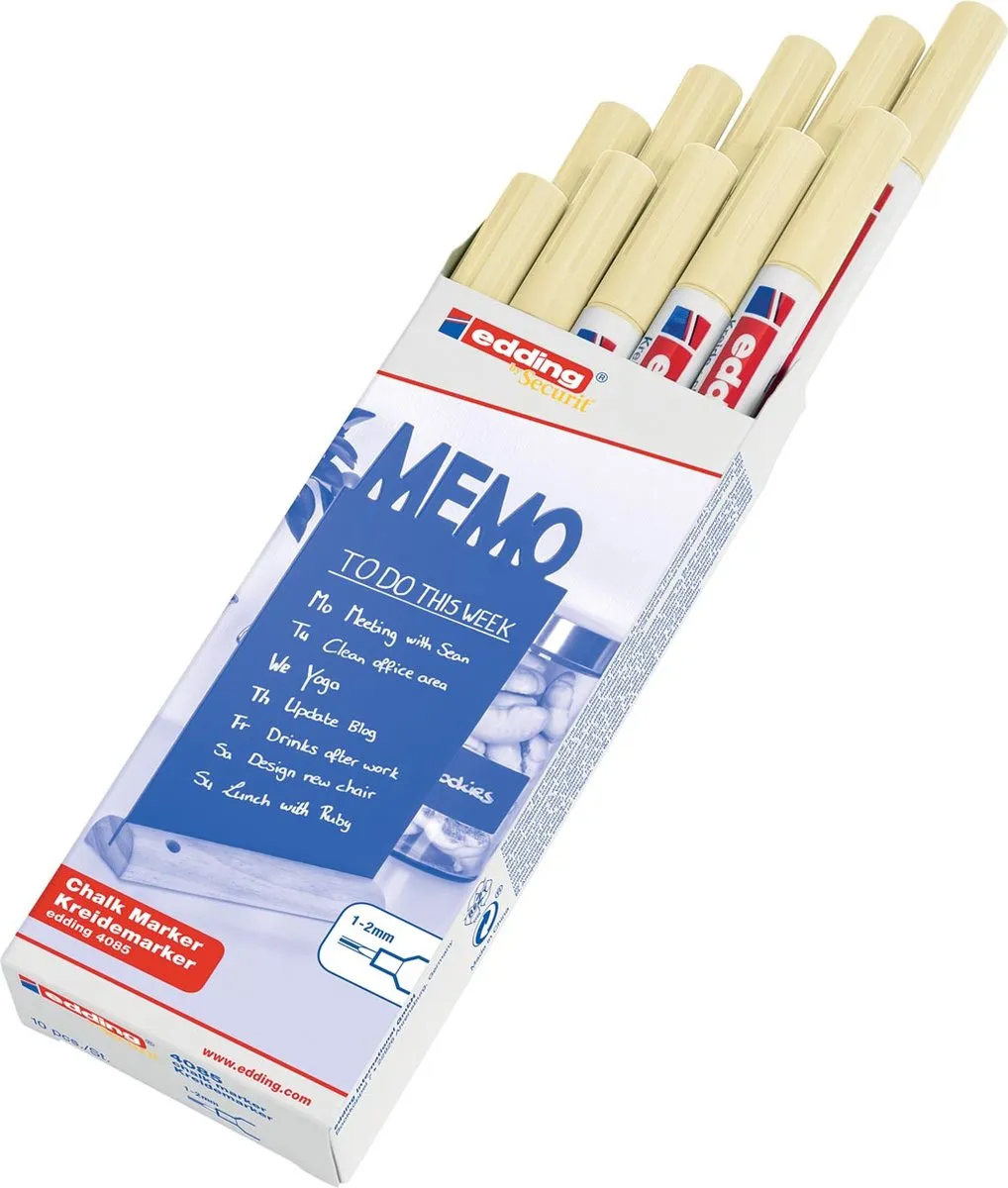 edding Kreidemarker 4085 Pastel Geel