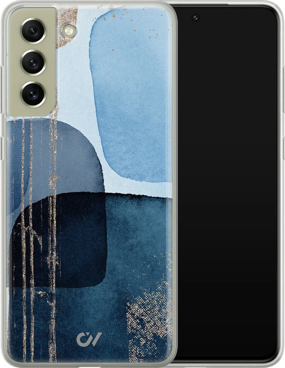 Casevibes Galaxy S21 FE Hoesje - Blauw