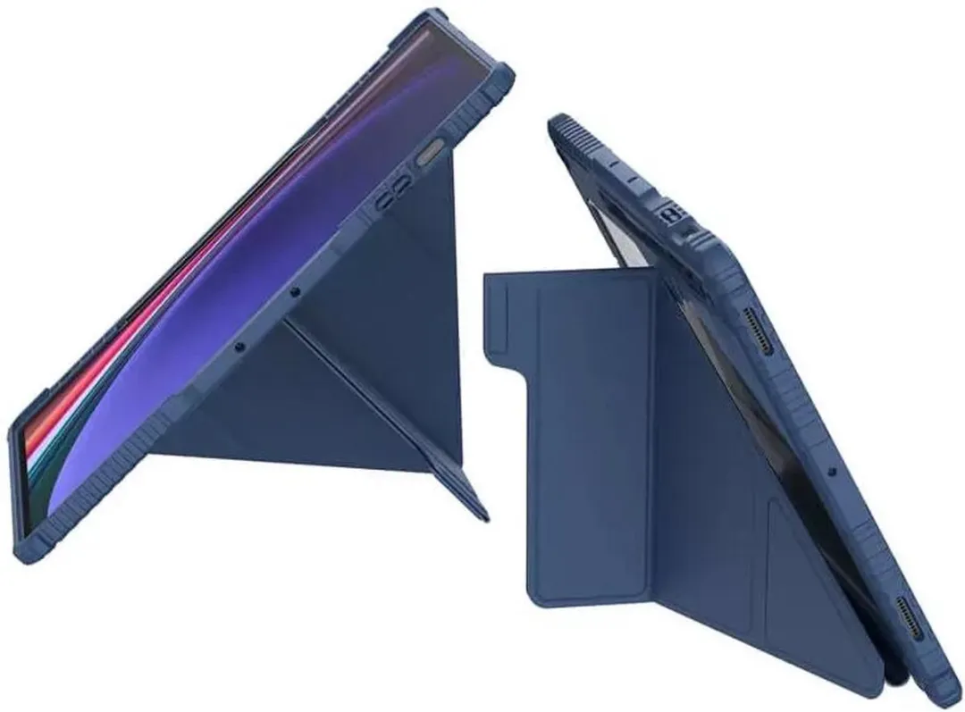 Nillkin Bumper Book Case Camera Slider - Blauw - 14.6"