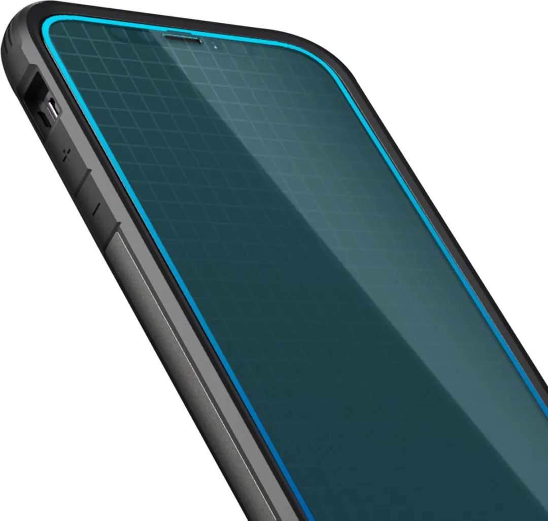 Spigen AlignMaster Full Cover Glas iPhone 12/12 Pro - 2 Stuks - Zwart