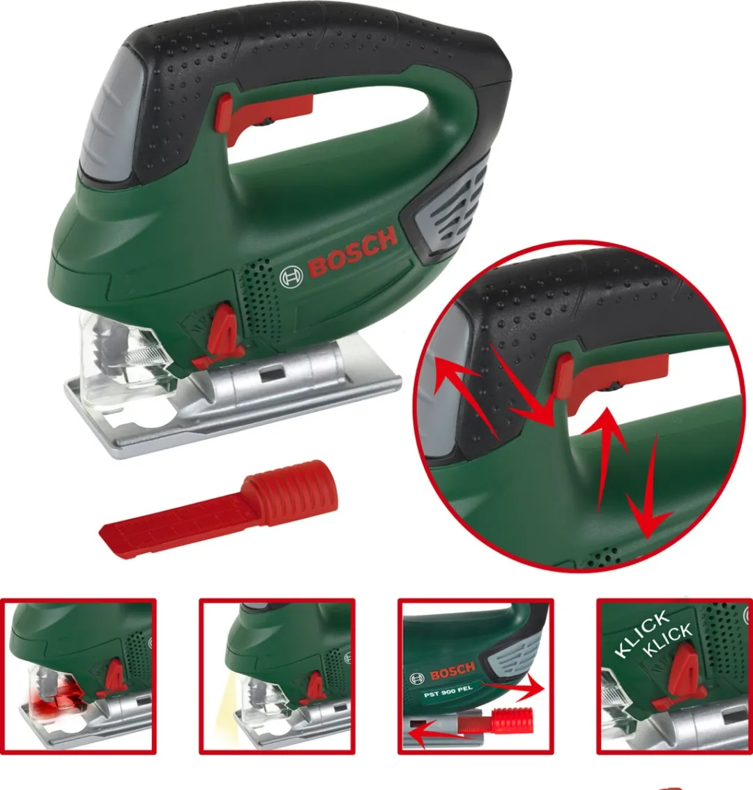 Klein Toys Bosch Mini II Speelgoed Decoupeerzaag - Multikleur