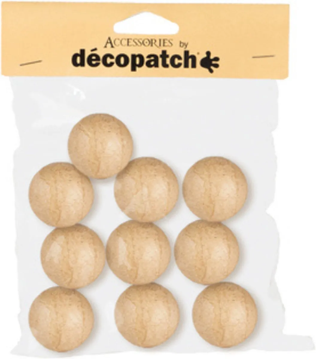 Decopatch Kerstballen Set 10 Stuks - Kraft