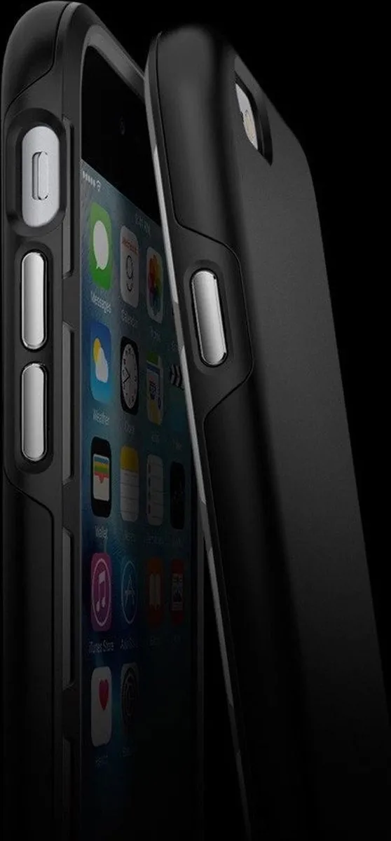 Spigen SGP11592 iPhone 6/6s Hoesje - Zwart