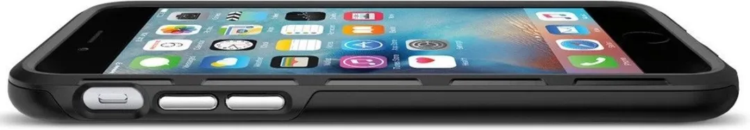 Spigen SGP11592 iPhone 6/6s Hoesje - Zwart