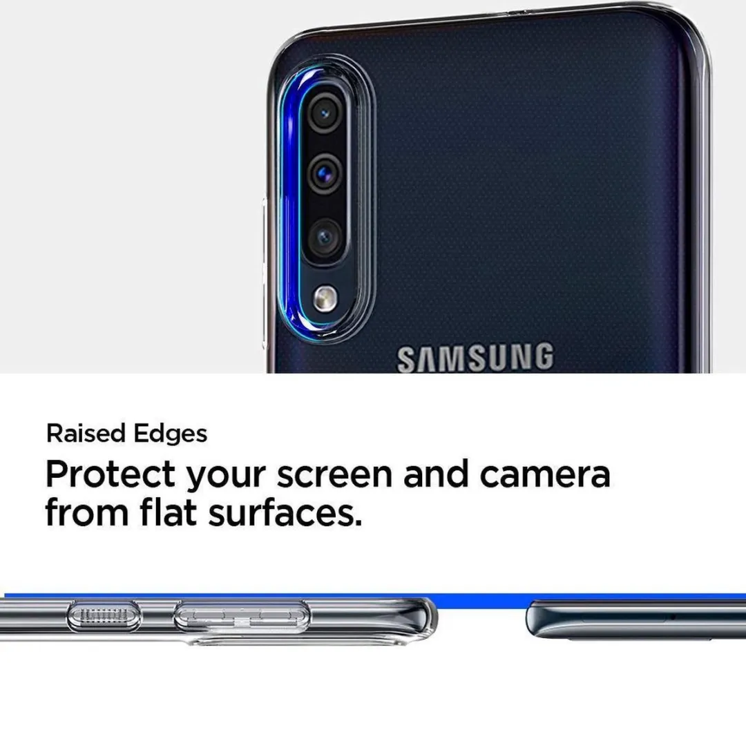 Spigen Liquid Crystal Galaxy A50 Hoesje - Transparant - afbeelding 6 van 6