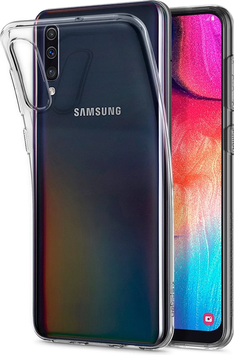 Spigen Liquid Crystal Galaxy A50 Hoesje - Transparant
