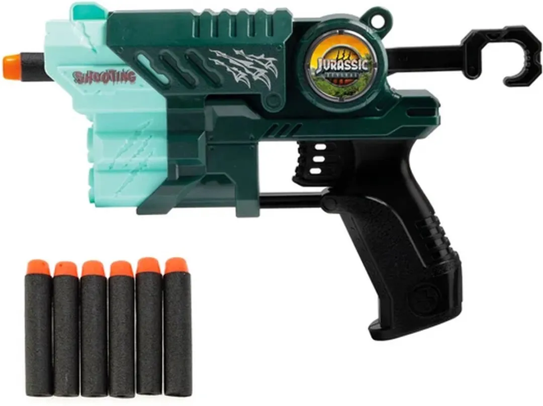 Toi-Toys Jurassic Revival Pistool Dino Foam Pijlen Multicolor