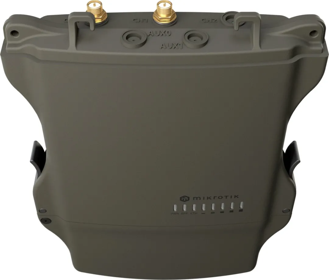 Mikrotik NetMetal ax L23UGSR-5HAXD2HAXD-NM - PoE - 1x Ethernet - Zwart