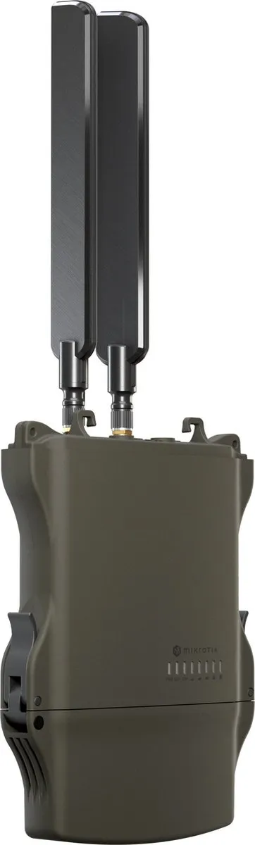 Mikrotik NetMetal ax L23UGSR-5HAXD2HAXD-NM - PoE - 1x Ethernet - Zwart