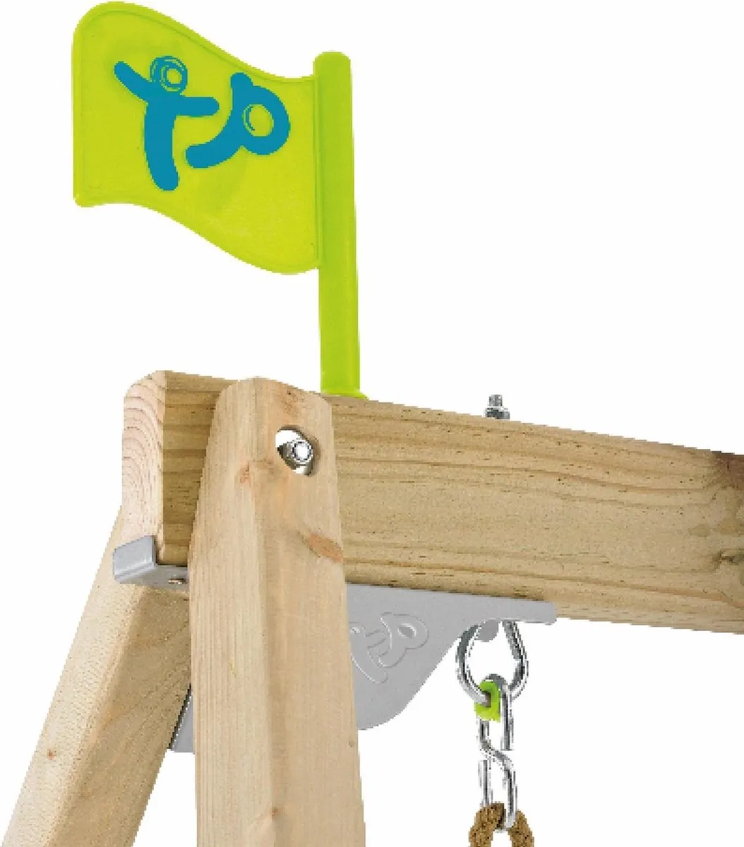 TP Toys Schommelset Funky Hout - Naturel - afbeelding 6 van 6