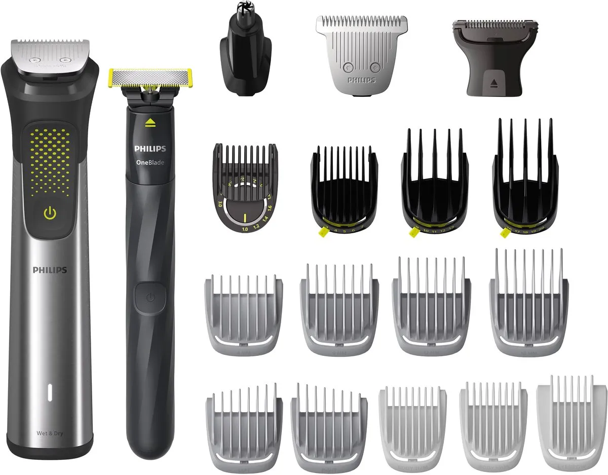 Philips MG9555/15 Multigroom 20-in-1 - Zilver