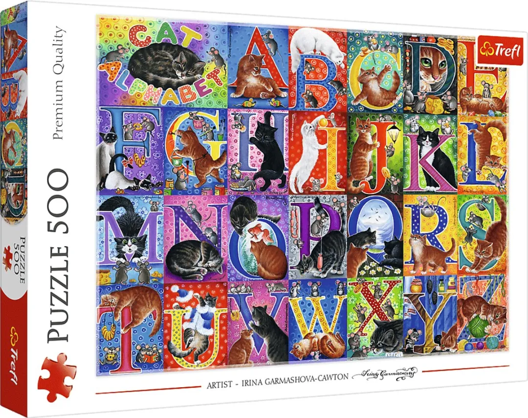 Trefl Legpuzzel Cat's Alphabet 500 Stuks
