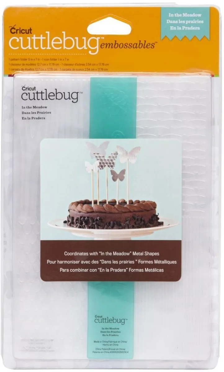 Cricut Cuttlebug Embossables In the Meadow