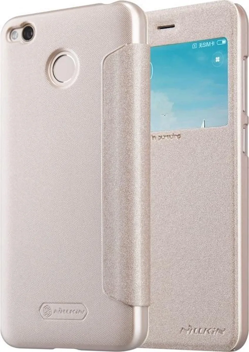 Nillkin New Sparkle S-View Book Case Xiaomi Redmi 4X - Goud