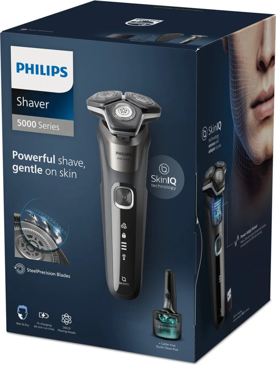 Philips Series 5000 S7882/55 Scheerapparaat - Grijs/zwart - afbeelding 6 van 6