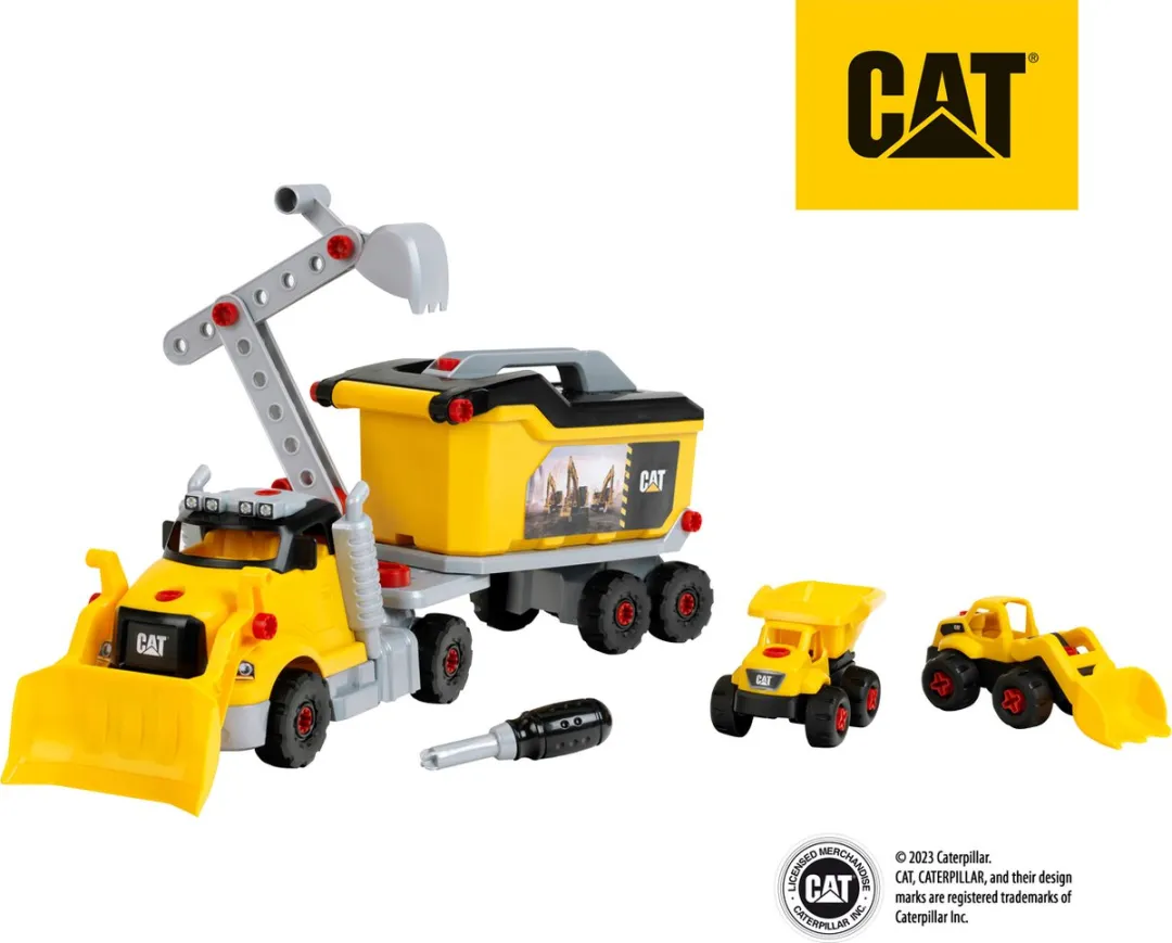 Klein Toys Caterpillar 4-in-1 Schroeftruck Multicolor