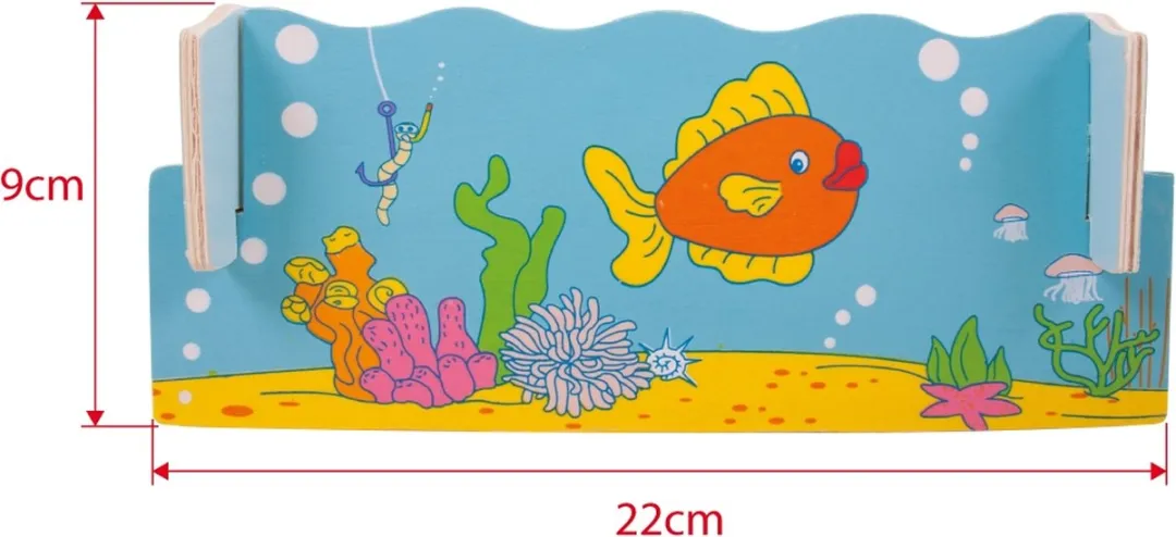BIGJIGS Visspel Magnetisch Houten Speelgoed BJ735 - Multicolor