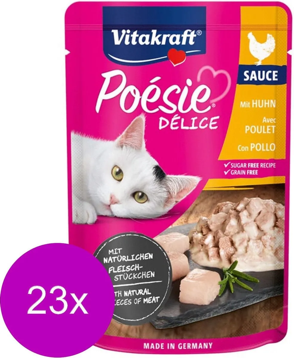 Vitakraft Poesie Deli Sauce Kip 85g