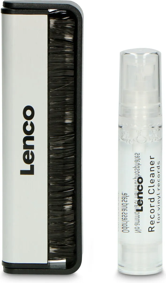 Lenco TTA-3IN1 Schoonmaakset - Koolstofvezelborstel & Reinigingsvloeistof