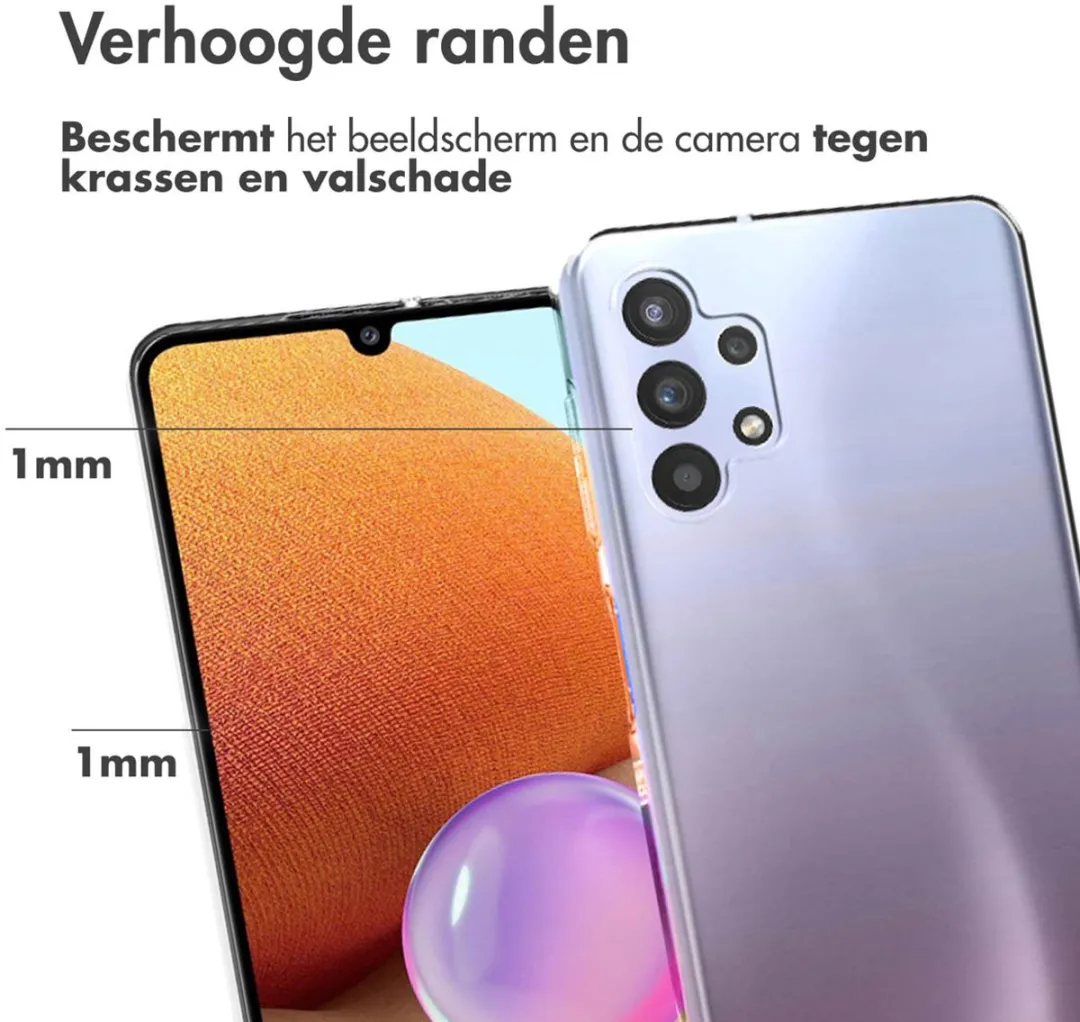 Accezz Hoesje Samsung Galaxy A32 5G - Transparant