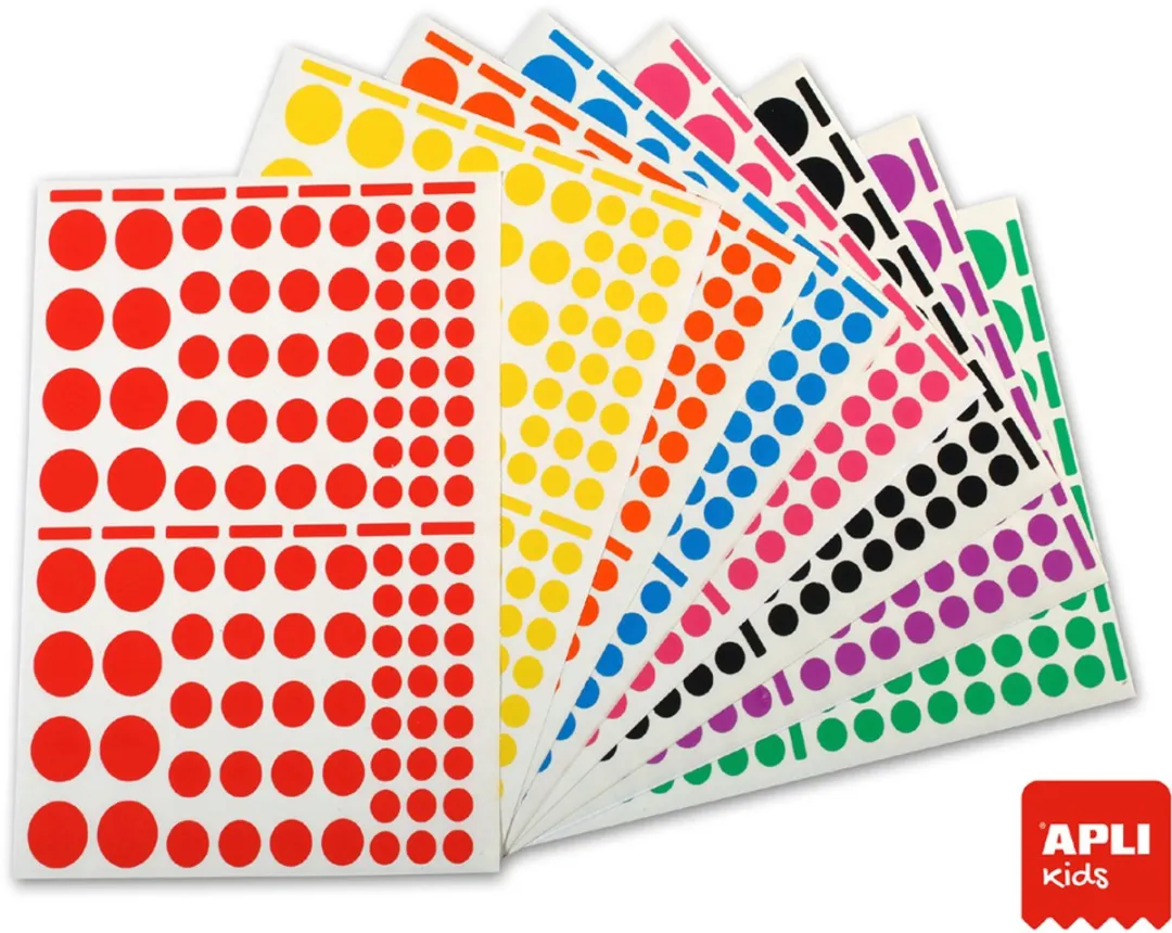 Apli Kids Kinder Stickervellen Rond