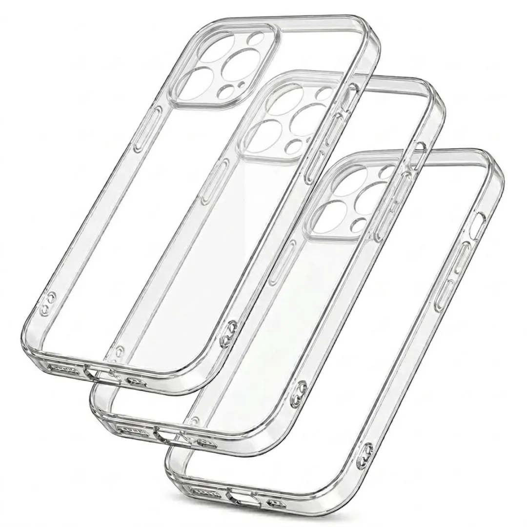 NUVEX Transparant Hoesje Set 3 iPhone 14 Pro Max