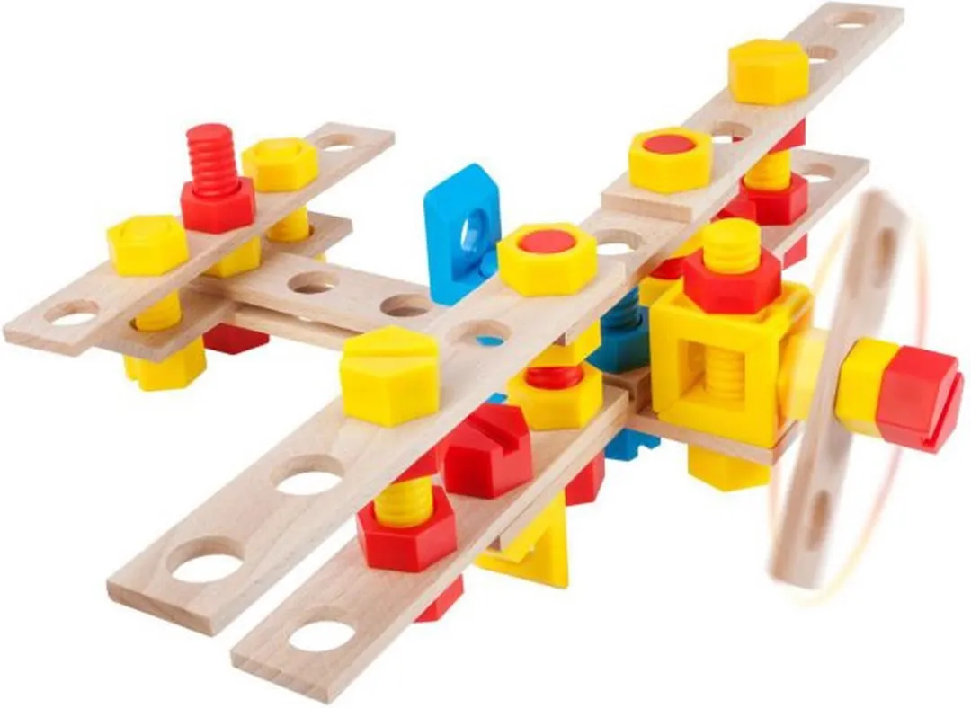 Alexander Toys Constructor Junior Vliegtuig - 50 Stuks - Multicolor