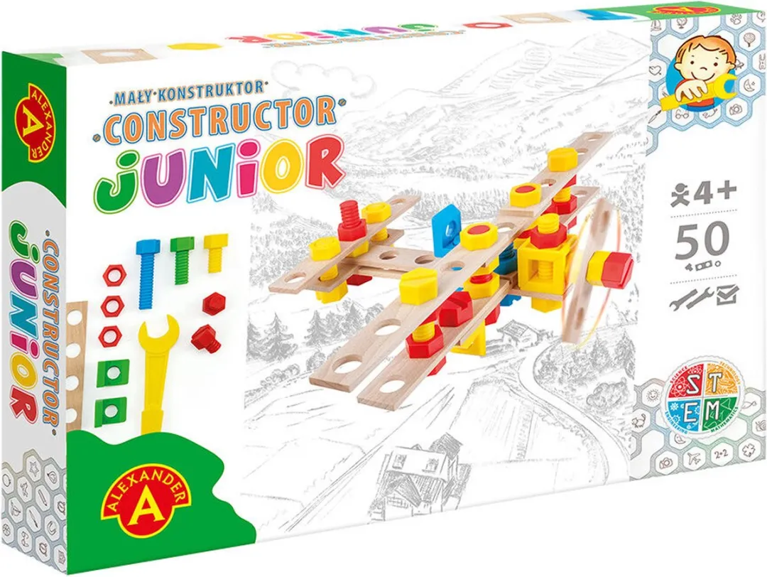 Alexander Toys Constructor Junior Vliegtuig