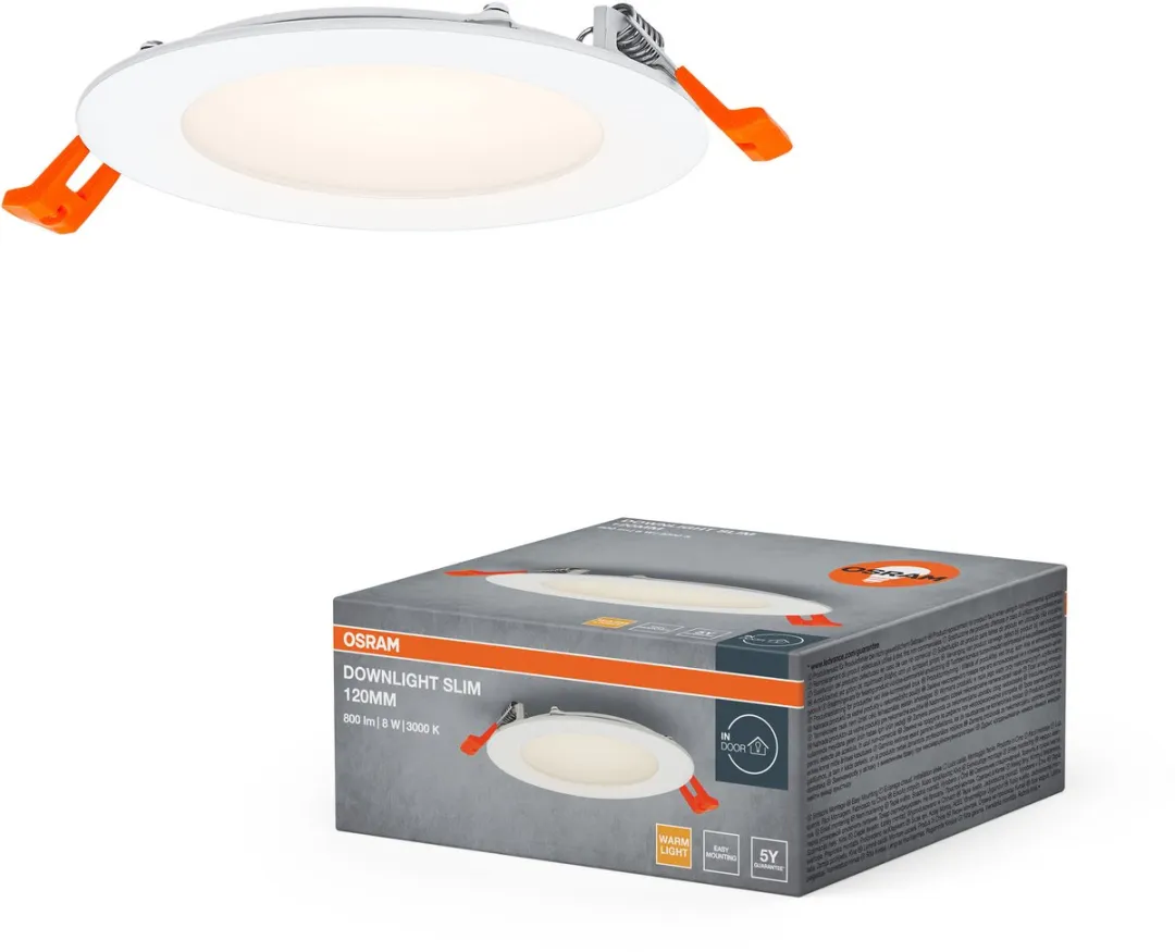 Osram LED Downlight Recess Slim 8W 550lm - 110° - IP20