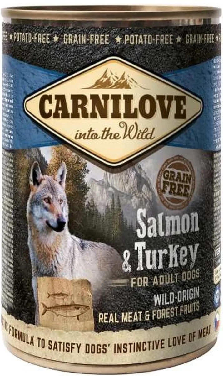 Carnilove Zalm & Kalkoen Adult Hondenvoer 400g