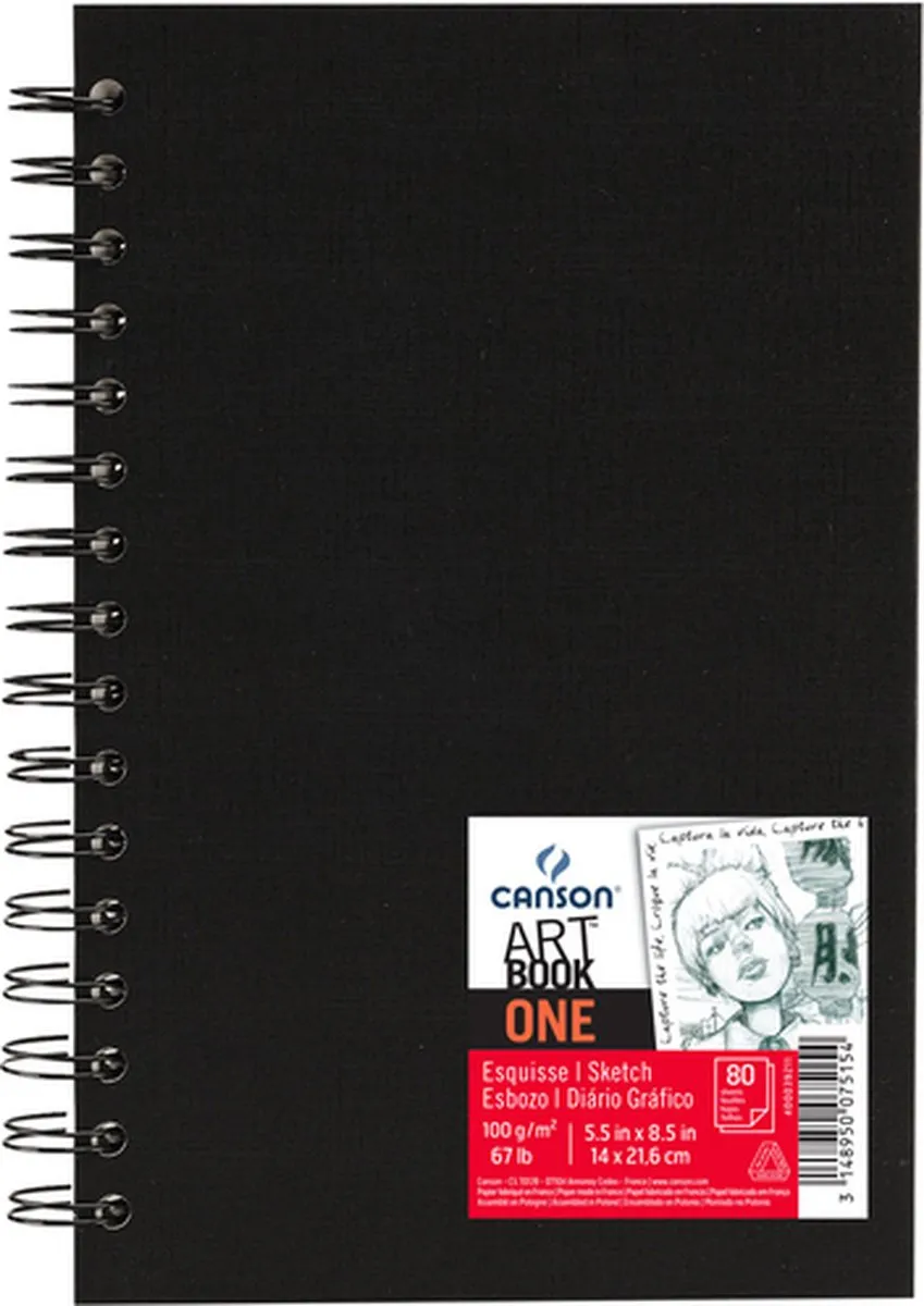 Canson Art Book One Schetsblok 80 Vel A5