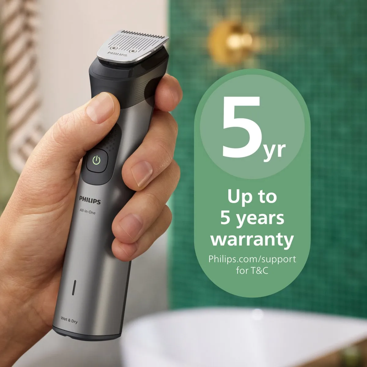 Philips Series 7000 MG7951/15 Multigroom Trimmer - 17-in-1 - Grijs - afbeelding 6 van 6