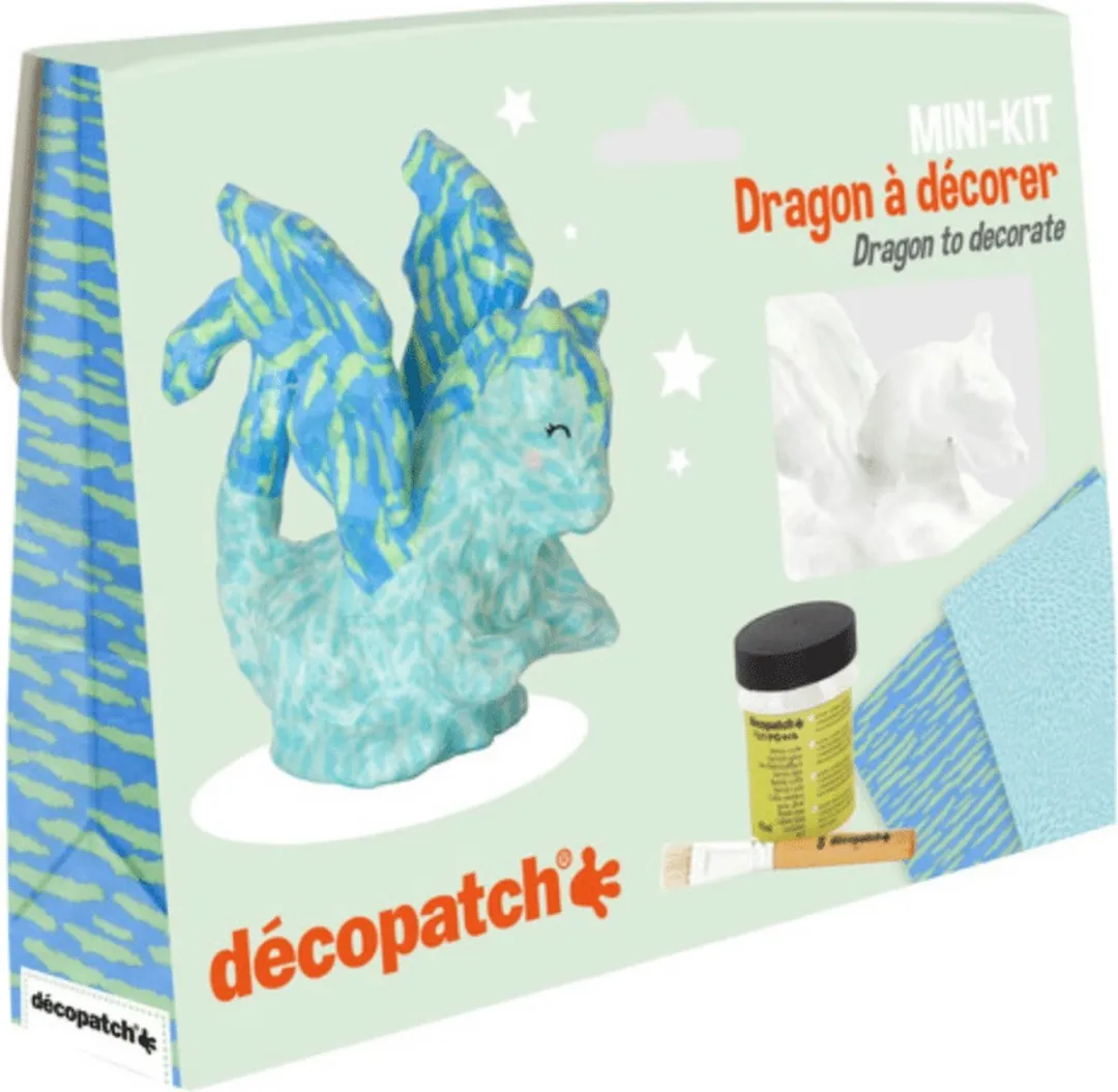 Decopatch Mini Kit Draak