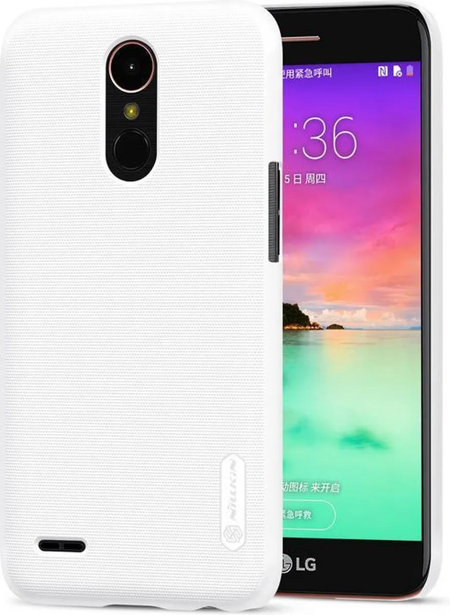 Nillkin Frosted Shield Hoesje LG K10 (2017) - Wit