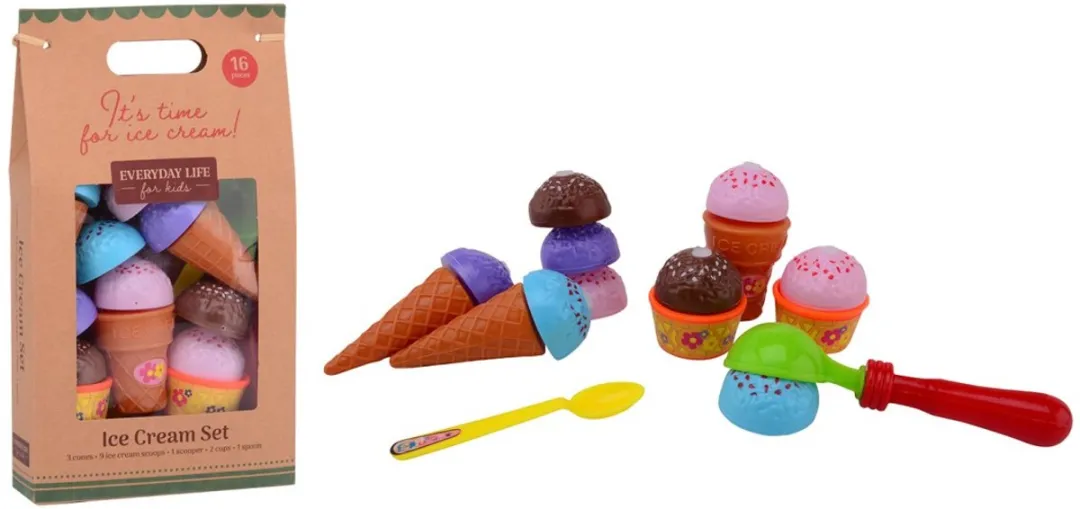 Johntoy Magische IJsjes Speelgoedset - 11-delig Multicolor