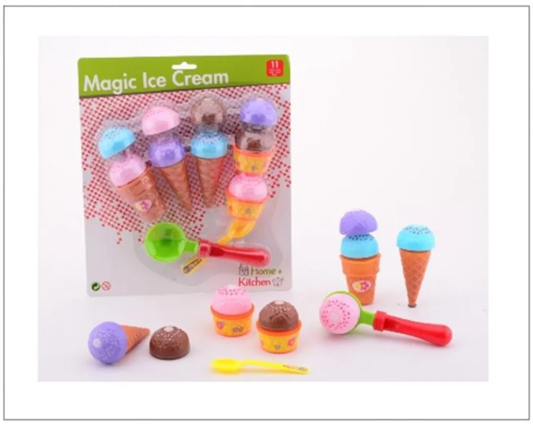 Johntoy Magische IJsjes Speelgoedset - 11-delig Multicolor