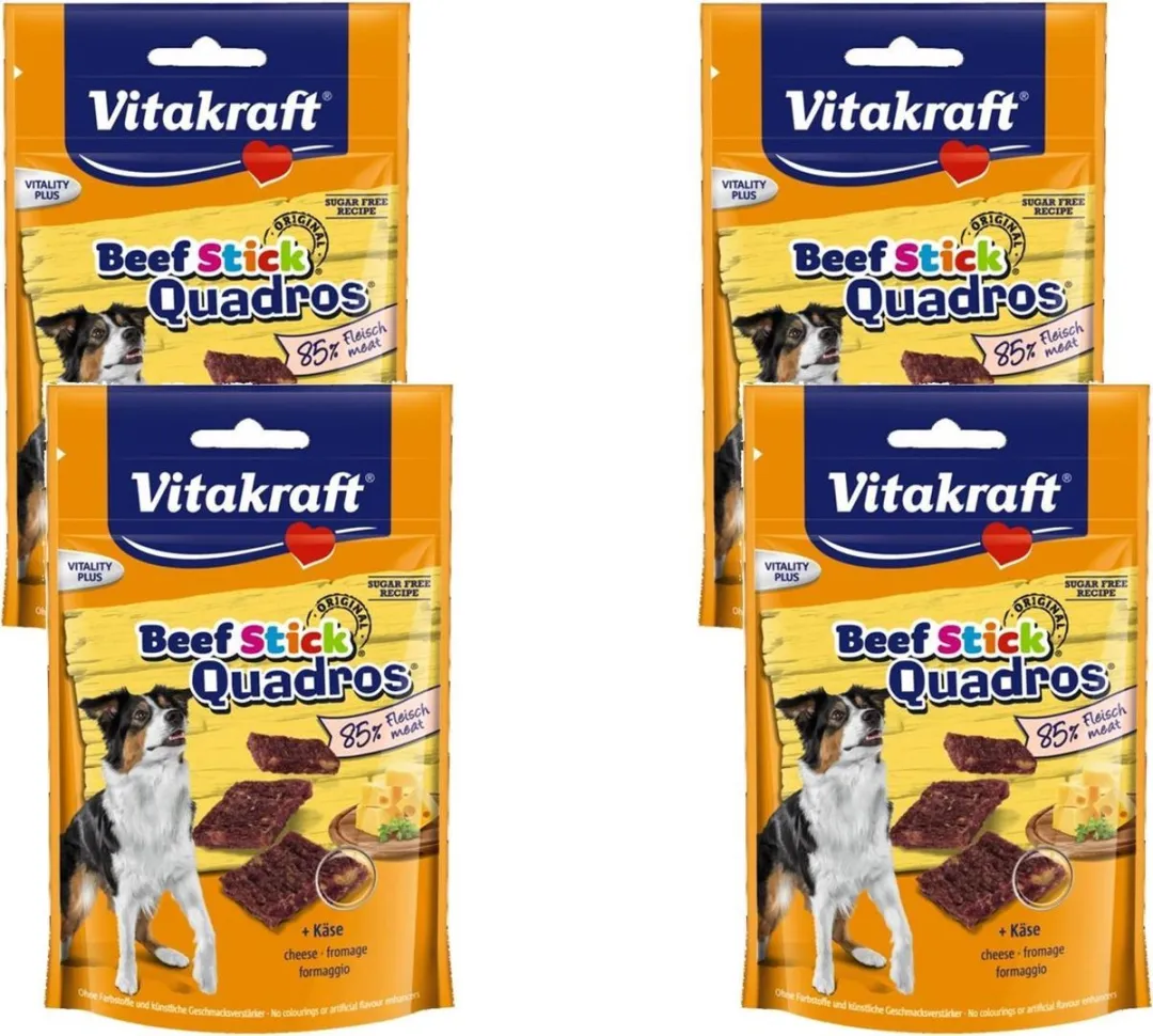 Vitakraft Beefstick Quadros Kaas