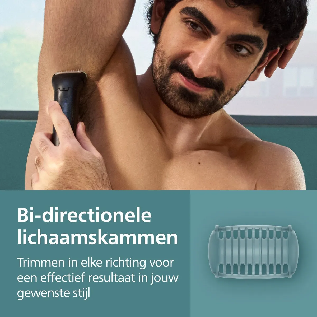 Philips Series 5000 BG5470/15 Bodygroomer - 3 Trimmers - Black