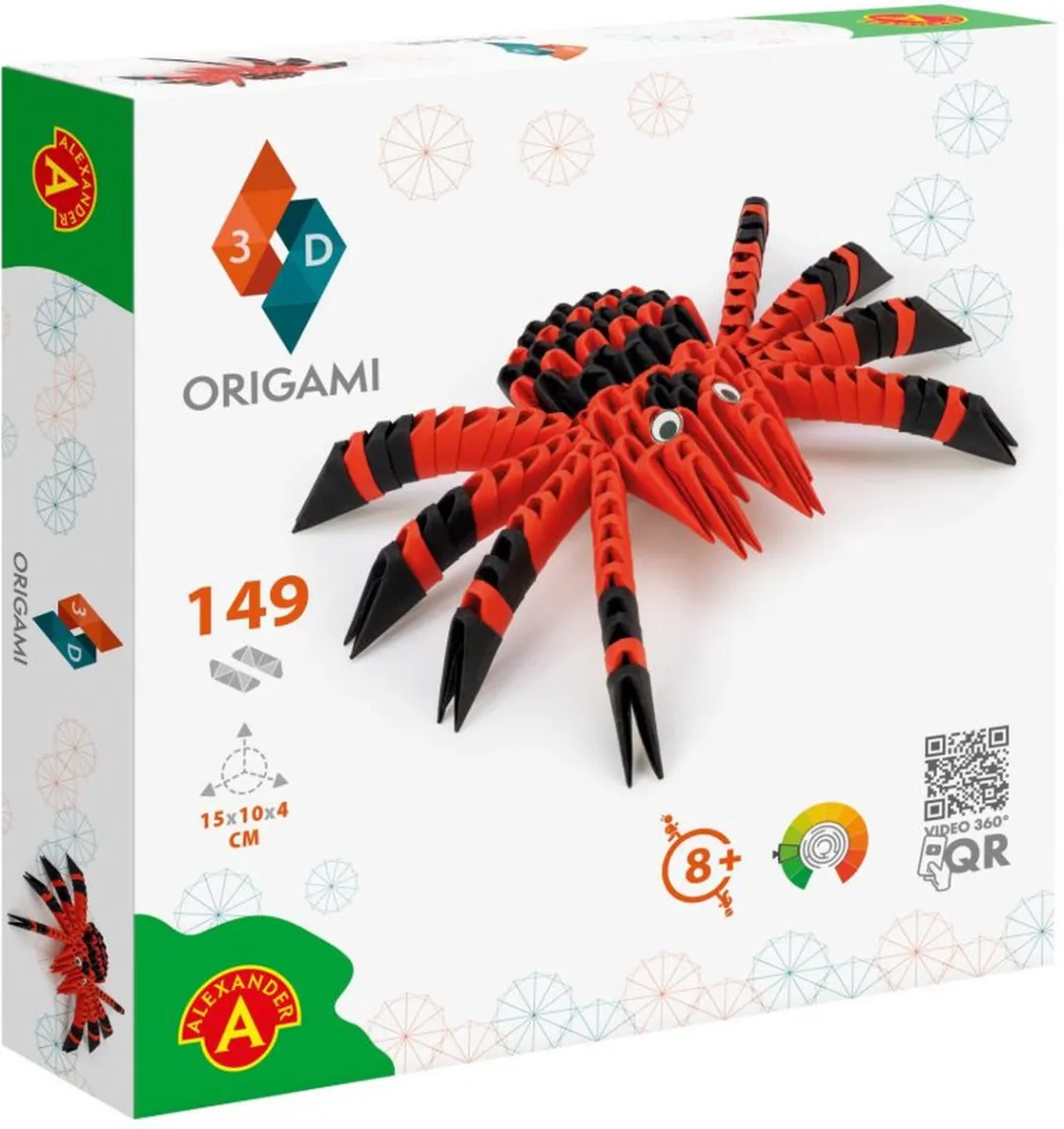 Alexander Toys Origami 3D Spider - 149 Stuks