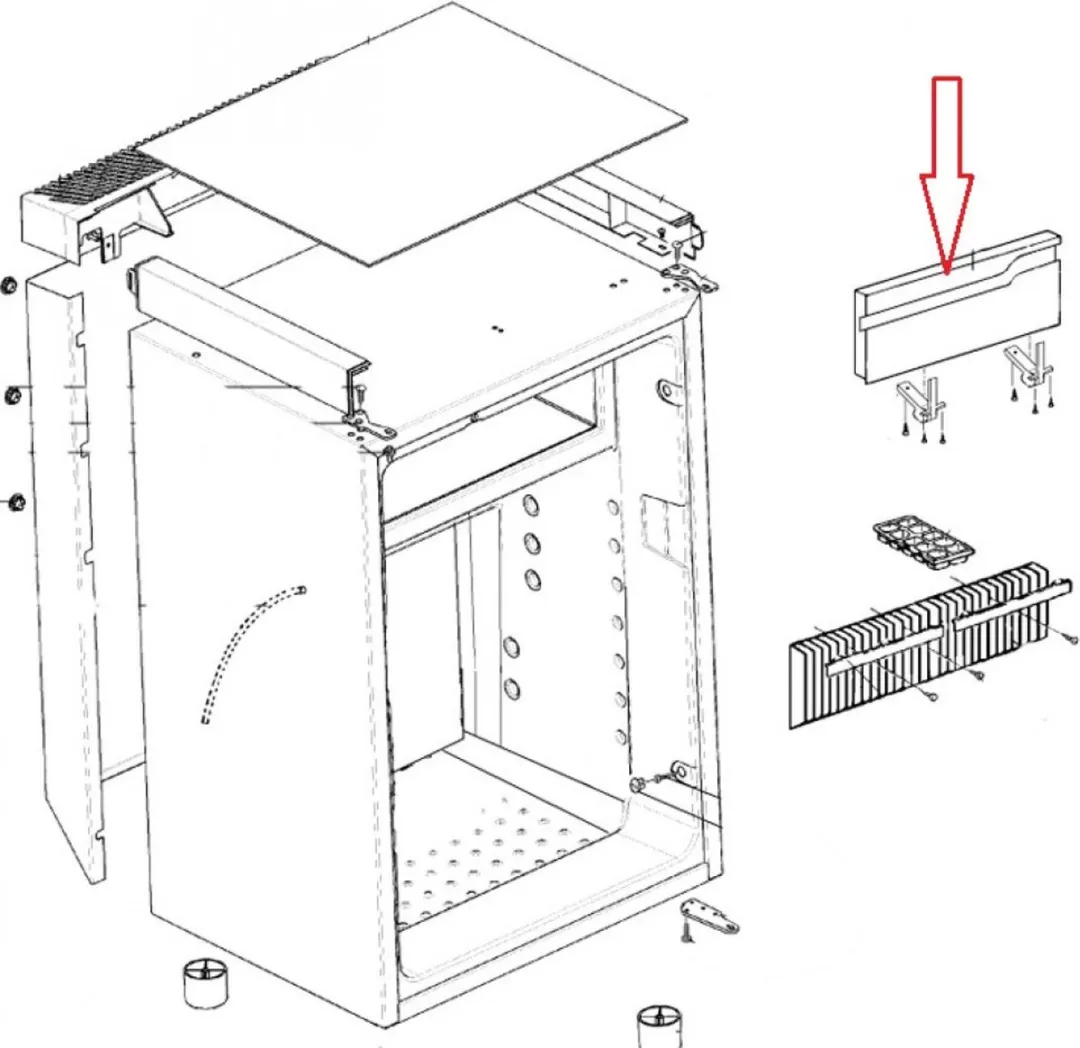 Dometic Vriesvakklep RM6xxx/RM7xxx - Grijs