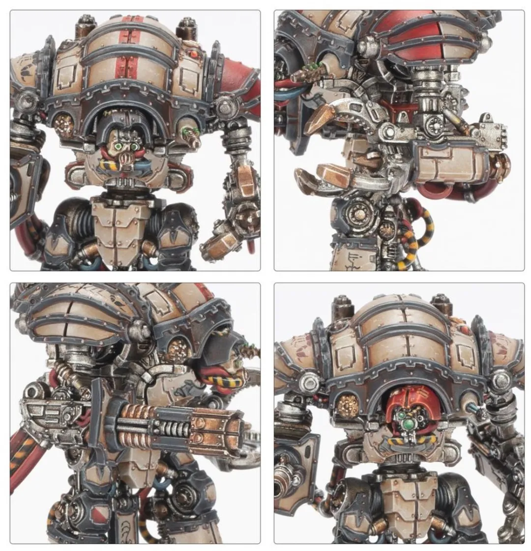 Games Workshop Warhammer The Horus Heresy Legions Imperialis Mechanicum Questoris Knights Magaera & Styrix 122 Onderdelen