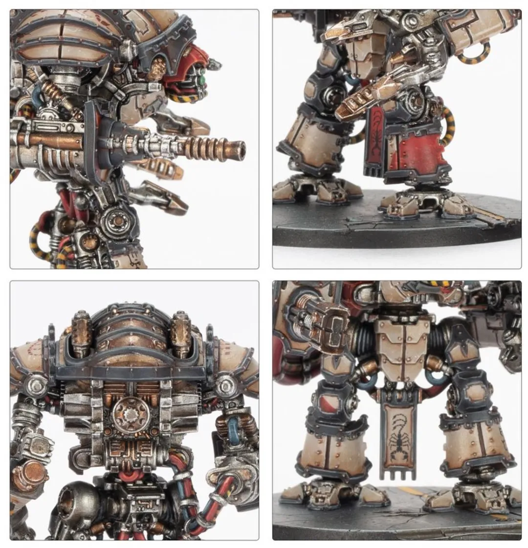Games Workshop Warhammer The Horus Heresy Legions Imperialis Mechanicum Questoris Knights Magaera & Styrix 122 Onderdelen