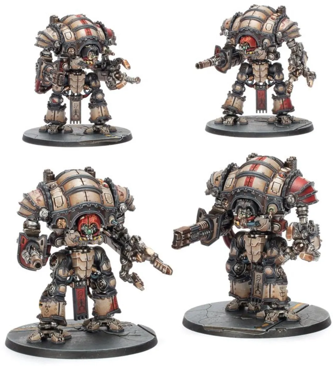 Games Workshop Warhammer The Horus Heresy Legions Imperialis Mechanicum Questoris Knights Magaera & Styrix 122 Onderdelen - afbeelding 6 van 6