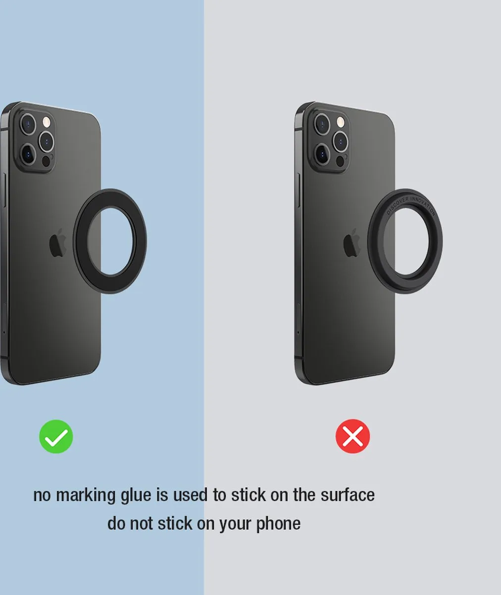 Nillkin 2-Pack Magnetische Ring SnapHold - iPhone 12/13 - Donkerblauw
