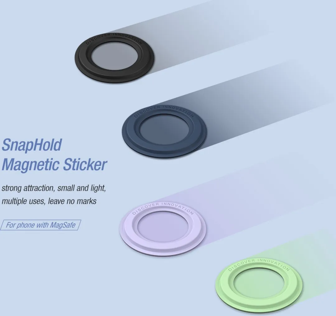 Nillkin 2-Pack Magnetische Ring SnapHold - iPhone 12/13 - Donkerblauw